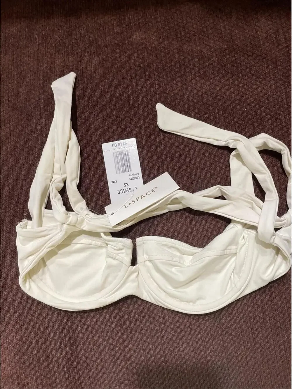 LSPACE Camellia Top Cream XS NWT $114 MSRP